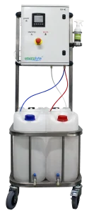 GH-40 anolyte and catholyte generator for on-site disinfectant generation and water treatment