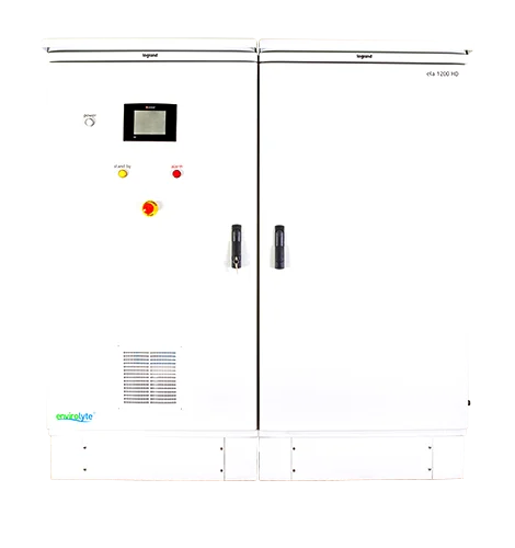 Envirolyte ELA 1200 HD anolyte and catholyte generator front view